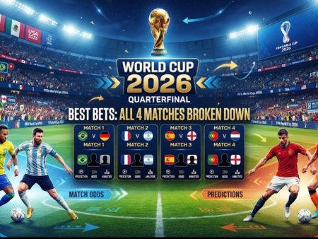 World Cup 2026 Quarterfinal Best Bets: All 4 Matches Broken Down