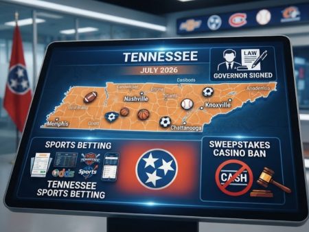 Tennessee Sports Betting Bill Update: July 2026 — Governor Lee Signs Sweepstakes Casino Ban Into Law