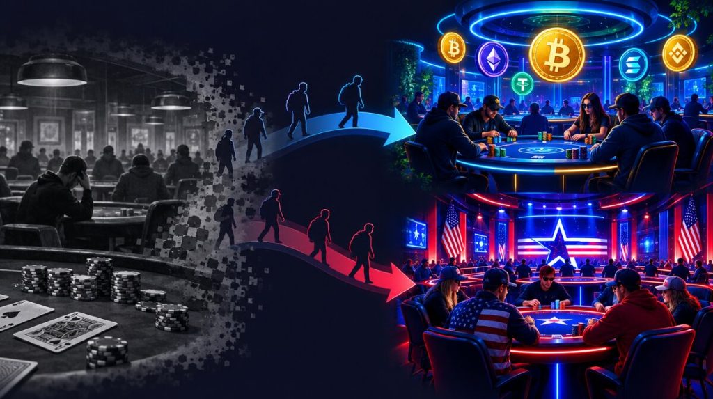 High-stakes poker migration from GGPoker to CoinPoker and ACR
